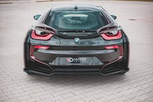 Maxton Design splitter achter glanzend zwart BMW I8