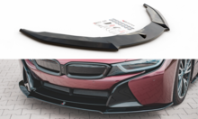 Maxton Design splitter voorkant glanzend zwart BMW I8