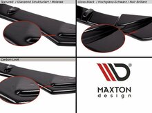 Aanzet glanzend zwart V3 passend voor BMW 1 serie F40 met M pakket sideskirts Maxton Design