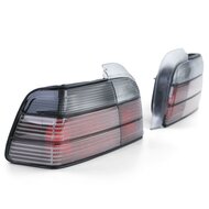 Achterlichten smoke / white Inpro look passend voor BMW 3 serie E36 coupe en cabrio