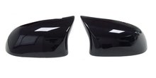Spiegelkappen glanzend zwart passend voor BMW X3 F25 X4 F26 X5 F15 X6 F16