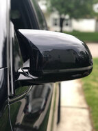 Spiegelkappen glanzend zwart passend voor BMW X3 F25 X4 F26 X5 F15 X6 F16