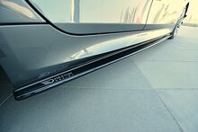 Maxton Design sideskirts extension glanzend zwart BMW 5 serie E60 E61