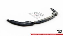 Frontspoiler V4 glanzend zwart passend voor BMW 3 serie G20 en G21 met M pakket voorbumper model 2019 - 2022 Maxton Design