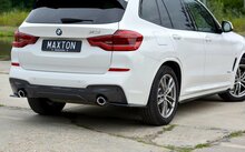 Maxton Design achterbumper splitters M pakket glanzend zwart BMW X3 G01