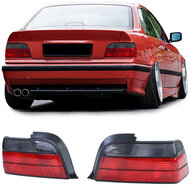 BLACK FRIDAY Achterlichten rood / smoke passend voor BMW 3 serie E36 coupe en cabrio