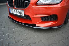 Maxton Design front spoiler versie 1 passend M pakket voorbumper BMW 6 serie F06 F12 F13