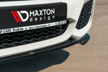 Frontsplitter glanzend zwart Maxton Design passend voor BMW X3 F25 LCI M pakket model 2014-2017
