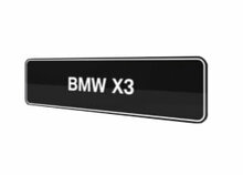 BMW X3 showroomplaten origineel BMW