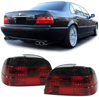BMW 7 serie E38 achterlichten rood/smoke kristal model 1994 - 2001