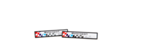Motorsport logo&#039;s passend voor M stootlijsten BMW 3 serie E36