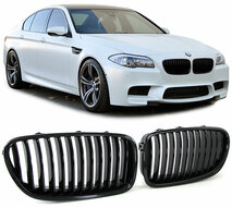 BMW 5 serie F10 en F11 M Performance nieren hoogglans zwart origineel BMW