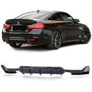 BLACK FRIDAY Performance look diffusor 435i en 440i look glanzend zwart passend voor BMW 4 serie F32, F33 en F36 M pakket