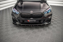 Maxton Design front spoiler glanzend zwart V2 BMW 2 serie F44 M pakket / M235i