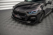 Maxton Design front spoiler glanzend zwart V1 BMW 2 serie F44 M pakket / M235i