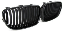 Glanzend zwarte grillen passend voor BMW 1 serie E81 E82 E87 LCI en E88