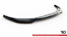 Front splitter glanzend zwart passend voor BMW 3 serie G20LCI en G21LCI met M pakket voorbumper versie 2 Maxton Design