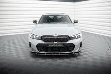 Front splitter glanzend zwart passend voor BMW 3 serie G20LCI en G21LCI met M pakket voorbumper versie 1 Maxton Design