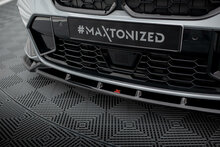 Front splitter glanzend zwart passend voor BMW 3 serie G20LCI en G21LCI met M pakket voorbumper versie 1 Maxton Design