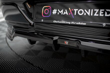 Diffusor aanzet glanzend zwart passend voor BMW 7 serie G70 met M pakket Maxton Design