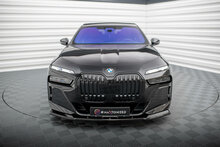 Frontspoiler glanzend zwart passend voor BMW 7 serie G70 met M pakket voorbumper versie 1