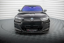 Frontspoiler glanzend zwart passend voor BMW 7 serie G70 met M pakket voorbumper versie 2
