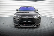Frontspoiler glanzend zwart passend voor BMW 7 serie G70 met M pakket voorbumper versie 3