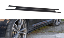 Sideskirts aanzets glanzend zwart versie 2 passend voor BMW X4 G02 met M pakket