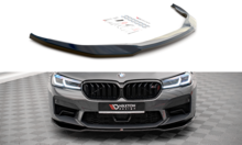 Frontsplitter glanzend zwart versie 2 passend voor BMW M5 F90 LCI Maxton Design