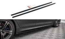 Sideskirt aanzets glanzend zwart passend voor BMW M5 F90 Maxton Design