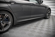 Sideskirt aanzets glanzend zwart passend voor BMW M5 F90 Maxton Design
