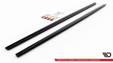 Sideskirt aanzets glanzend zwart passend voor BMW M5 F90 Maxton Design