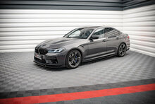 Sideskirt aanzets glanzend zwart passend voor BMW M5 F90 Maxton Design
