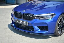 Frontsplitter glanzend zwart versie 2 passend voor BMW M5 F90 Maxton Design