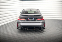 Diffusor hoeken glanzend zwart versie 1 passend voor BMW M3 G80 en M3 G81 Maxton Design