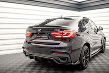 Spoiler cap 3D glanzend zwart passend voor BMW X6 F16 Maxton Design