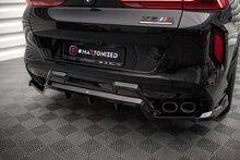 Diffusor aanzet glanzend zwart passend voor BMW X6 M F96 