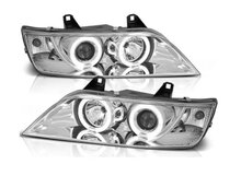 BMW Z3 koplampen met angel eyes chroom design
