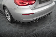 Bumper aanzet glanzend zwart passend voor BMW 3 serie F34 GT LCI met standaard achterbumper