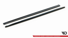 Side skirt aanzet versie 3 glanzend zwart passend voor BMW 4 serie F32 en F33 met M pakket Maxton Design