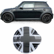 Afdekking tankklep Union Jack passend voor Mini R55, R56 en R57 model 2006 - 2013