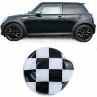 Afdekking tankklep Finish Flag passend voor Mini R55, R56 en R57 model 2006 - 2013