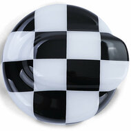 Afdekking tankklep Finish Flag passend voor Mini R55, R56 en R57 model 2006 - 2013