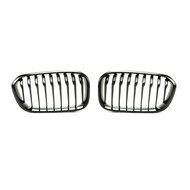 BLACK FRIDAY Hoogglans zwarte grillen passend voor BMW 1 serie F20 LCI en F21 LCI