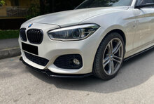 OneWay front spoiler glanzend zwart passend voor BMW 1 serie F20LCI en F21LCI met M pakket voorbumper