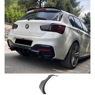 OneWay dakspoiler glanzend zwart passend voor BMW 1 serie F20 en F21 