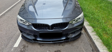 OneWay front spoiler glanzend zwart passend voor BMW 4 serie F32, F33 en F36 met M pakket voorbumper