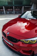 OneWay front spoiler glanzend zwart passend voor BMW M3 F80, M4 F82 en M4 F83 versie 2