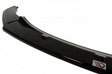 Frontspoiler glanzend zwart passend voor BMW 1 serie F20 en F21 model 2012 - 2015 met M pakket voorbumper Maxton Design