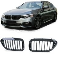 BLACK FRIDAY Glanzend zwarte nieren passend voor BMW 5 serie G30 en G31 model 2017 - 2020